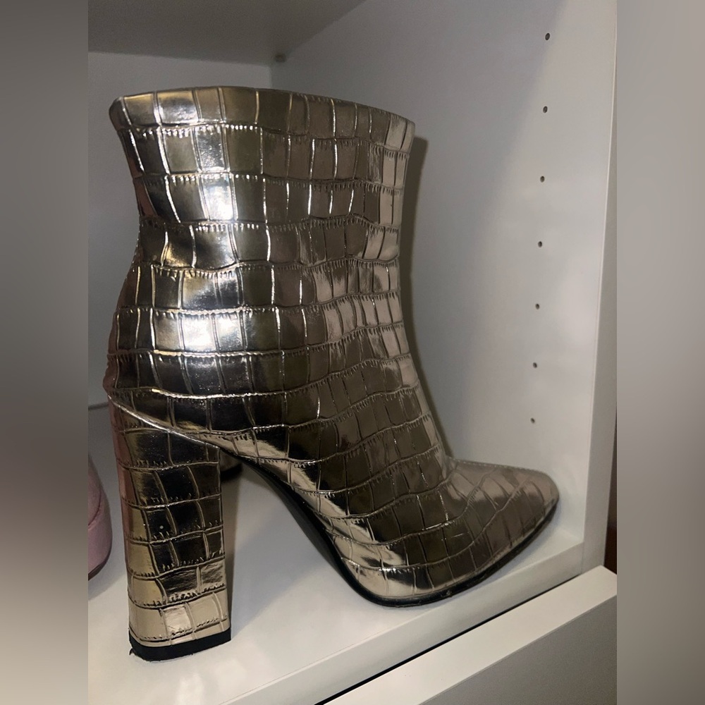 Gold Booties - Picture 3 of 4
